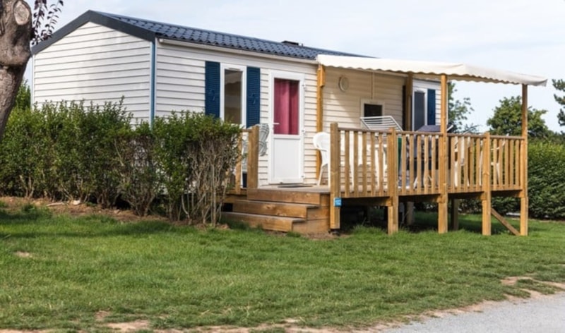 Mobil-home Classic - 24 m² - 2 chambres - Terrasse surélevée