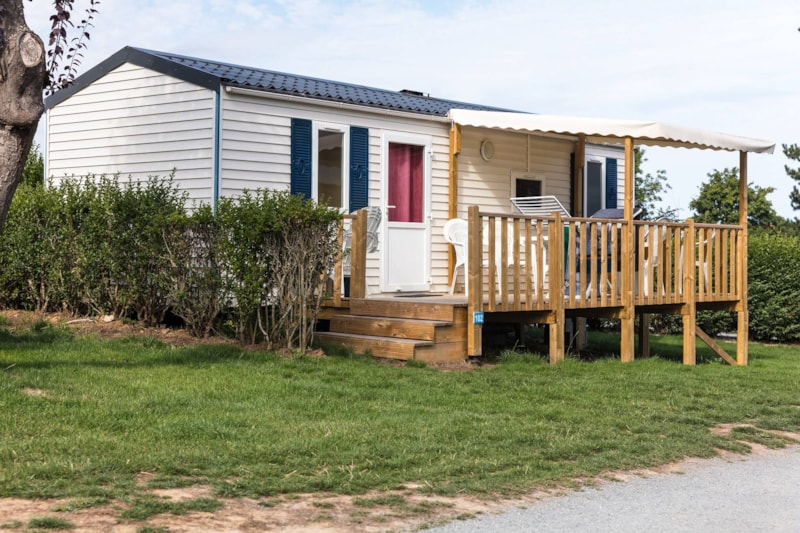 Mobil-home Classic 24m² | 2 chambres | Terrasse surélevée | Climatisation