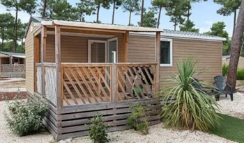 Mietunterkunft - Mobilheim  Premium - 36 M² - 3 Schlafzimmer - Erhöhte Terrasse - Camping Marvilla Parks - Les Gorges de Provence