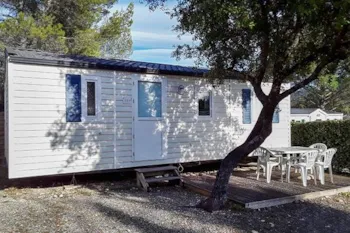 Mietunterkunft - Mobilheim Classic 31M² | 3 Schlafzimmer | Einfache Terrasse - Homair - Camping Les Gorges de Provence