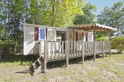 Mobil-Home Classic 28M² | 2 Dormitorios | Terraza Elevada | Aire Acondicionado (4 Adultos Máximo)