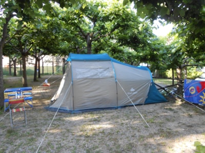 Pitch Tent max  m. 7 x 4 — 5