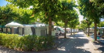 Pitch: caravan max or camping-car m. 7,30 — 9