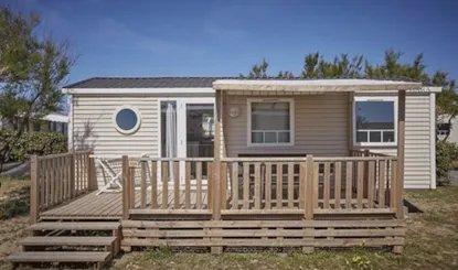 Mobil-Home Premium Azure - 35 M² - Clim + Tv - 3 Chambres - Terrasse Surélevée