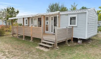 Mietunterkunft - Mobilheim Premium - 40 M² - 3 Schlafzimmer - 2 Badezimmer - Erhöhte Terrasse - Camping Marvilla Parks - Le Castellas