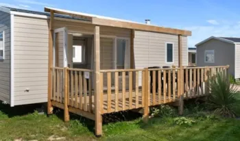 Mietunterkunft - Mobilheim Comfort Xl - 28 M² - Klimaanlage - 2 Schlafzimmer - Erhöhte Terrasse - Camping Marvilla Parks - Le Castellas