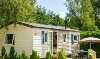 Mietunterkunft - Mobilheim Comfort - 27 M² - Klimaanlage + Tv - 3 Schlafzimmer - Einfache Terrasse - Camping Marvilla Parks - Le Castellas