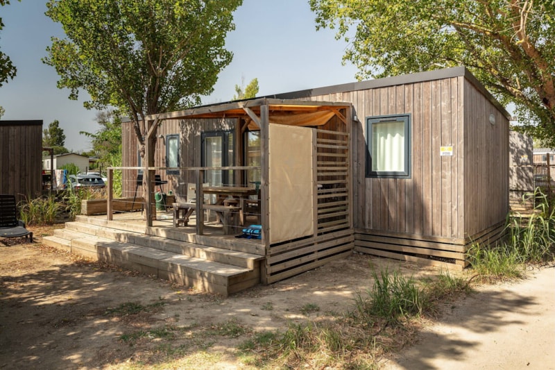 Casa Mobile Premium - 40 m² - aria condizionata - 3 camere - 2 bagni - Terrazza rialzata