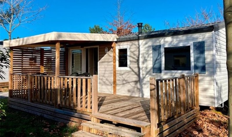Mobilheim Classic - 31 m² - 3 Schlafzimmer - Erhöhte Terrasse