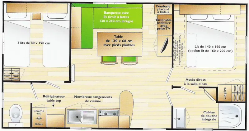 Mobil Home 2 Chambres