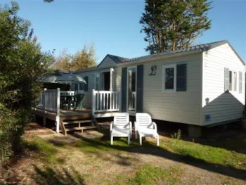 Mietunterkunft - Cottage Confort 3 Schlafzimmer / 1 Badezimmer - Camping L'Abri des Pins