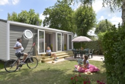Huuraccommodatie(s) - Cottage Grand Confort (2 Slaapkamers)  Tv - Camping L'Abri des Pins