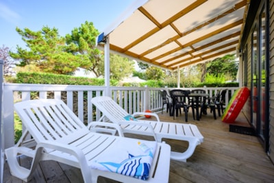 D/ COTTAGE CONFORT 3 ch. 6 pers. - 35m2 - terrasse couverte — 2