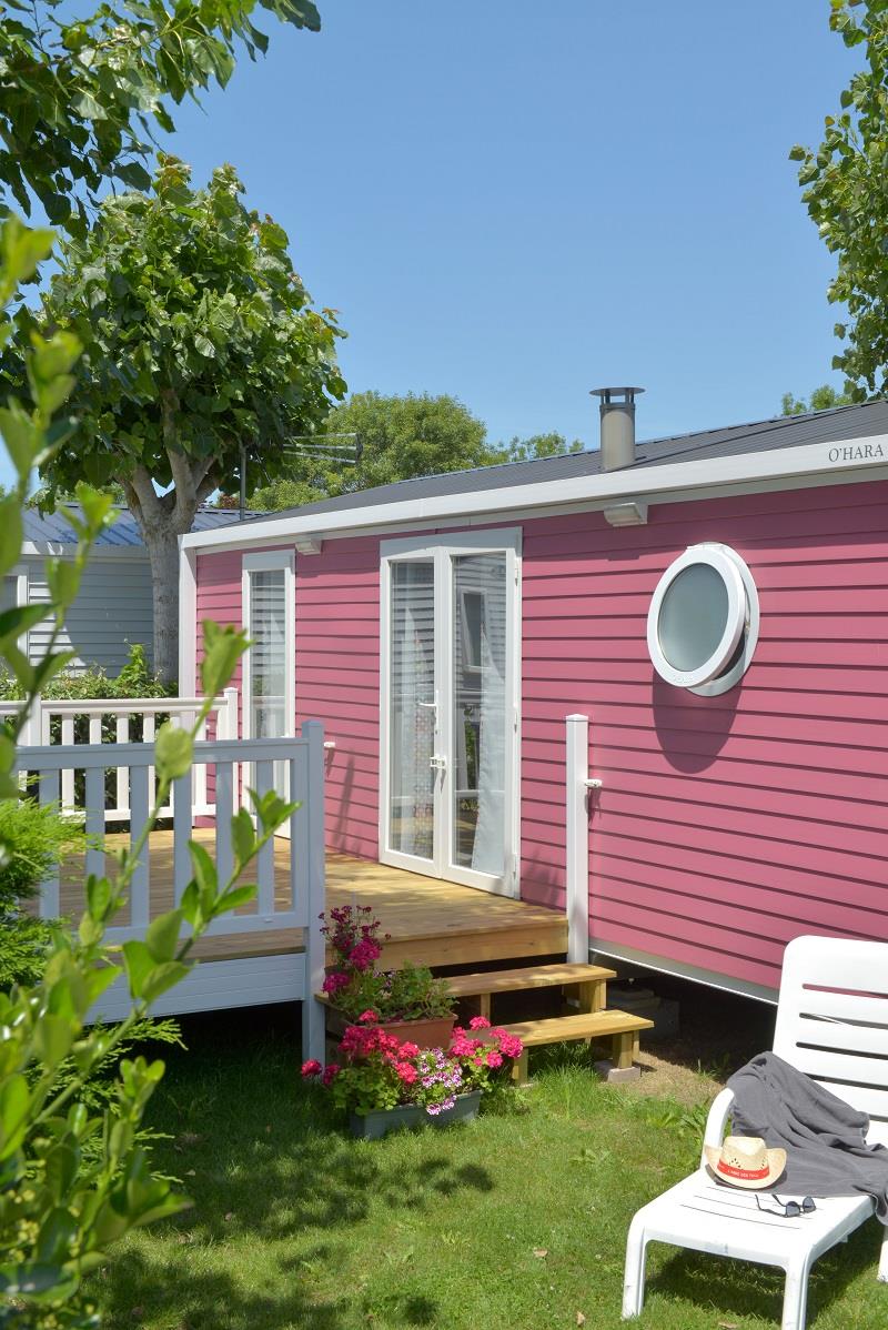 Location - Cottage Grand Confort (2 Chambres) Tv Avec Terrasse - Camping Les Places Dorées