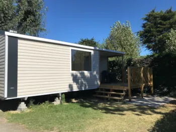 Mietunterkunft - Loisir 2 Schlafzimmer / 1 Badezimmer (Überdachte Terrasse) - Camping Sunêlia Les Places Dorées