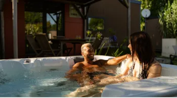 Accommodation - Sunelia Luxe Taos Spa 2Ch/ 4P - 40M² - Pergola Exotique - Camping Sunêlia Les Places Dorées