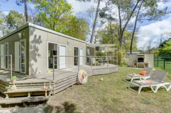 Mietunterkunft - Cottage Key West 2 Schlafzimmer **** - Camping Sandaya L'Orée du Bois