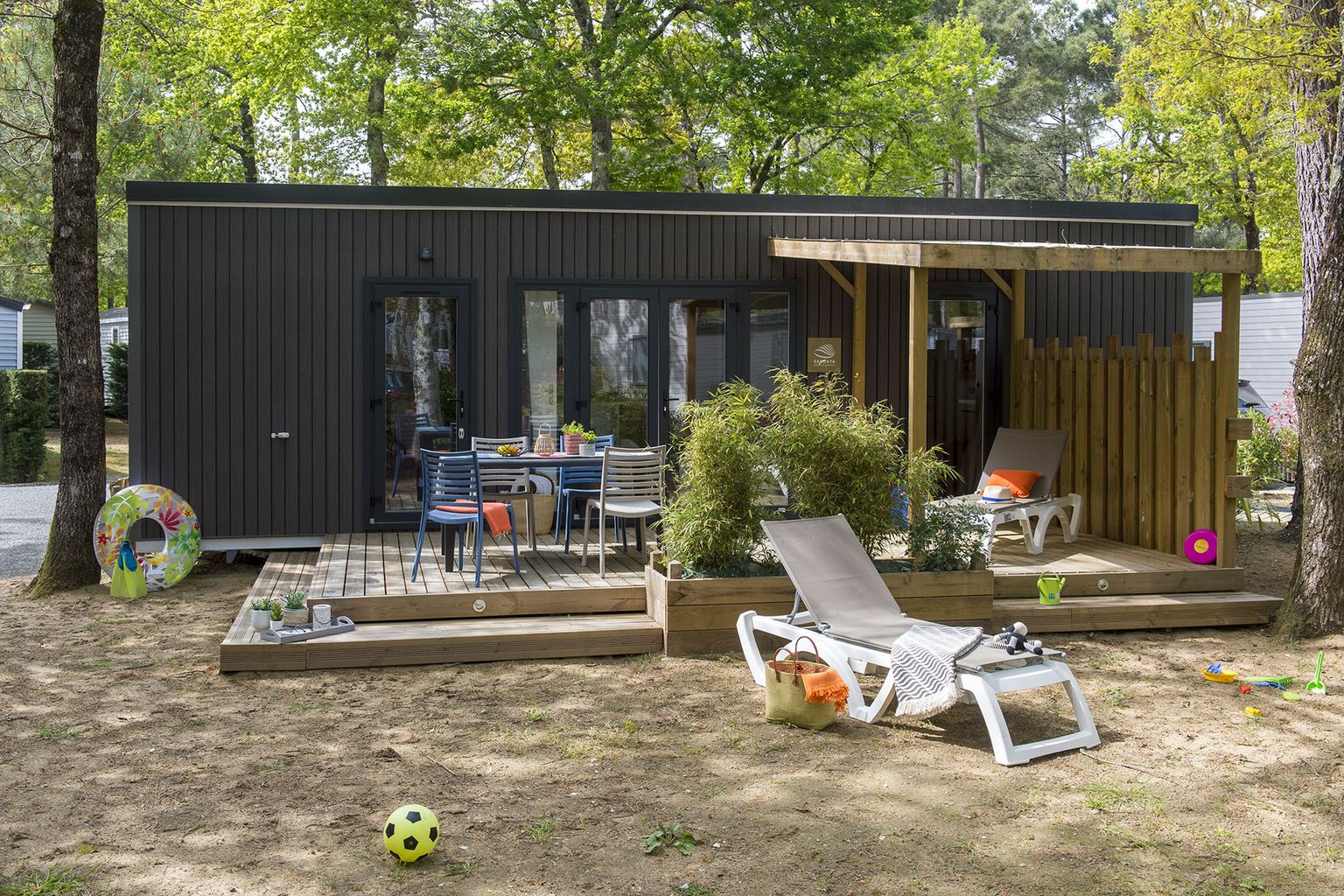 Location - Cottage 2 Chambres Premium - Camping Sandaya L'Orée du Bois