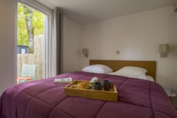 Mietunterkunft - Cottage Key West 3 Schlafzimmer Premium - Camping Sandaya L'Orée du Bois