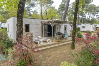 Mietunterkunft - Cottage Key West 3 Schlafzimmer Premium - Camping Sandaya L'Orée du Bois