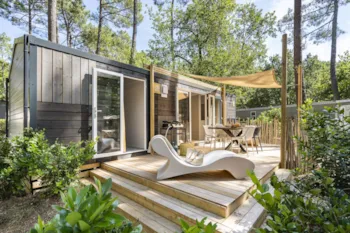 Mietunterkunft - Cottage Cocoon 2 Schlafzimmer Premium - Camping Sandaya L'Orée du Bois