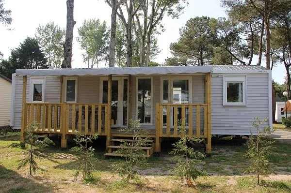 Location - Mobil-Home Evasion Premium 37 M² (3 Chambres 2 Salles De Bain) 6 Pers. - Domaine du Pont Mahé