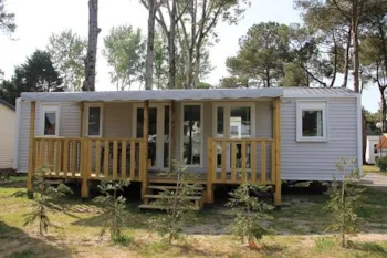 Mietunterkunft - Mobilheim Evasion Premium 37 M² - 3 Zimmer - Domaine du Pont Mahé