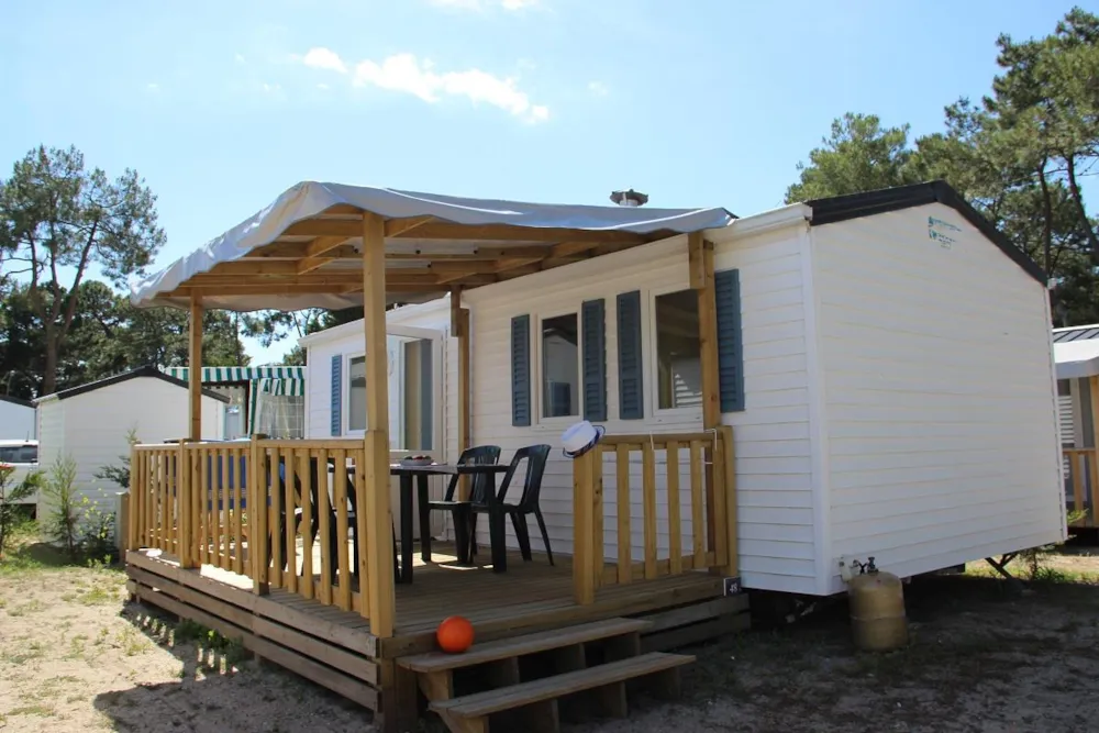 Location - Mobilhome Baliste Eco 28M² (2 Chambres) - Domaine du Pont Mahé