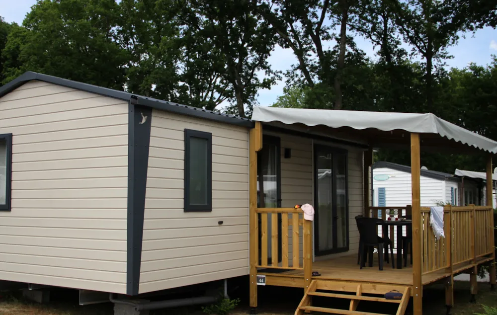 Location - Mobilhome Atlantic Premium 29M² 2 Chambres - Domaine du Pont Mahé