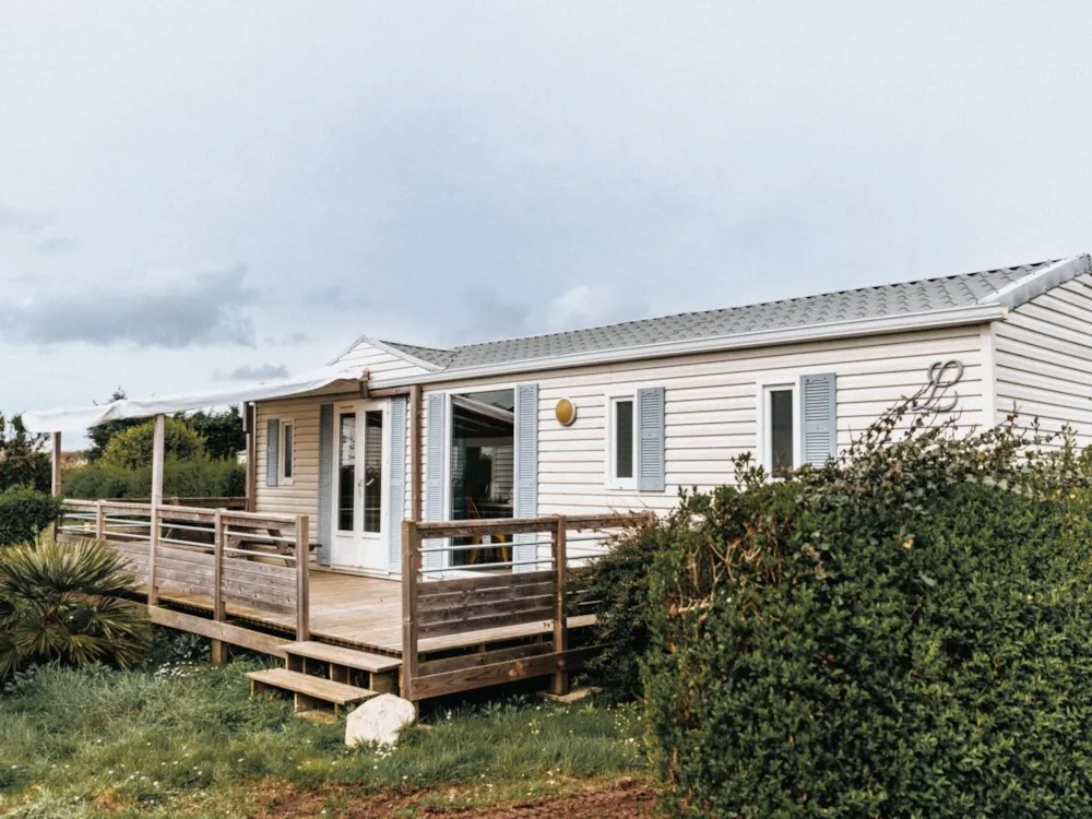 Mietunterkunft - Mobilheim Supérieur Family & Friends - 3 Schlafzimmer - Campings Liberté - Landrellec