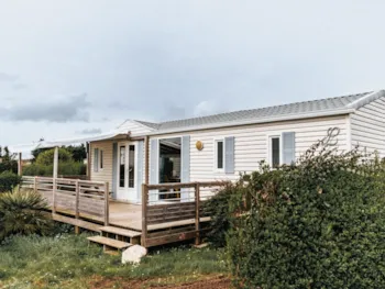 Mietunterkunft - Mobilheim Supérieur Family & Friends - 3 Schlafzimmer - Campings Liberté - Landrellec