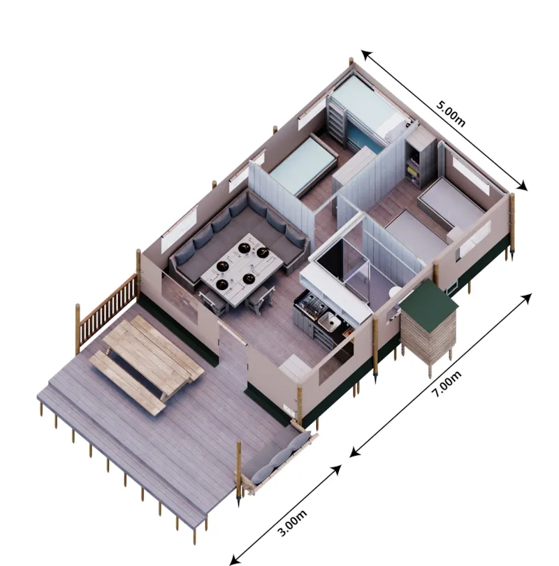 Tente Lodge Uluru Sur Pilotis