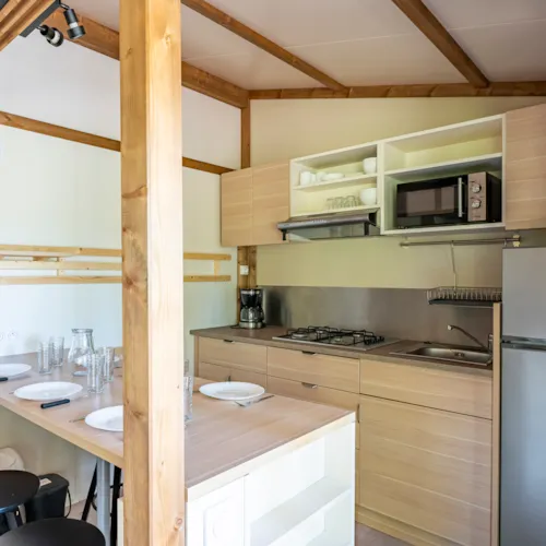 Location - Cottage Confort+ 3 Chambres - image n°4 - Camping Paradis Les Gorges du Haut Bugey