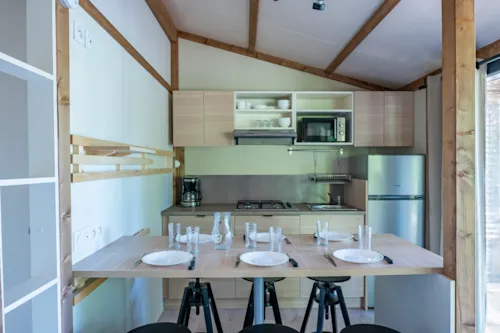 Location - Cottage Confort+ 3 Chambres - image n°5 - Camping Paradis Les Gorges du Haut Bugey
