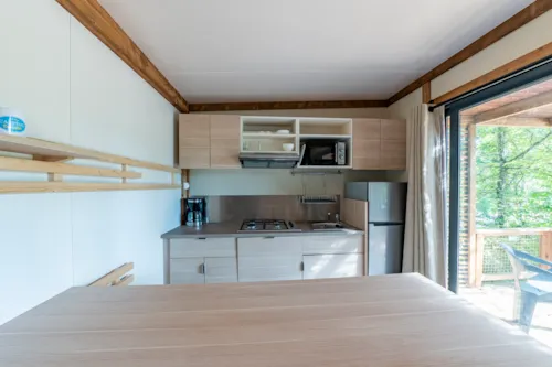 Location - Cottage Premium 3 Chambres - image n°7 - Camping Paradis Les Gorges du Haut Bugey