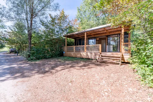 Location - Cottage Premium 3 Chambres - image n°1 - Camping Paradis Les Gorges du Haut Bugey