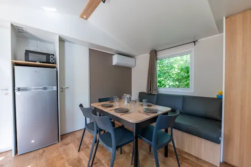 Location - Mobil-Home Confort+ 3 Chambres - image n°6 - Camping Paradis Les Gorges du Haut Bugey