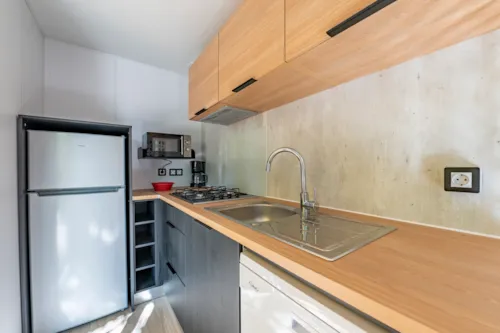 Location - Mobil-Home Premium 3 Chambres - image n°4 - Camping Paradis Les Gorges du Haut Bugey