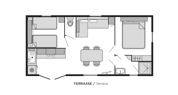 Cottage Riviera Classic Climatisé / S