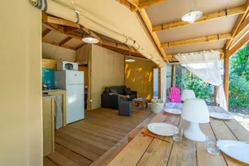 Mietunterkunft - Lodge Pylataise / S - Camping MS Le Pyla