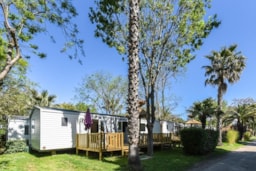 Alloggio - Mobile Home Family Xl 3 Bedrooms, 2 Bathrooms, Dishwasher + Air Conditioning + Plancha + Tv And Wifi - Camping Les Galets