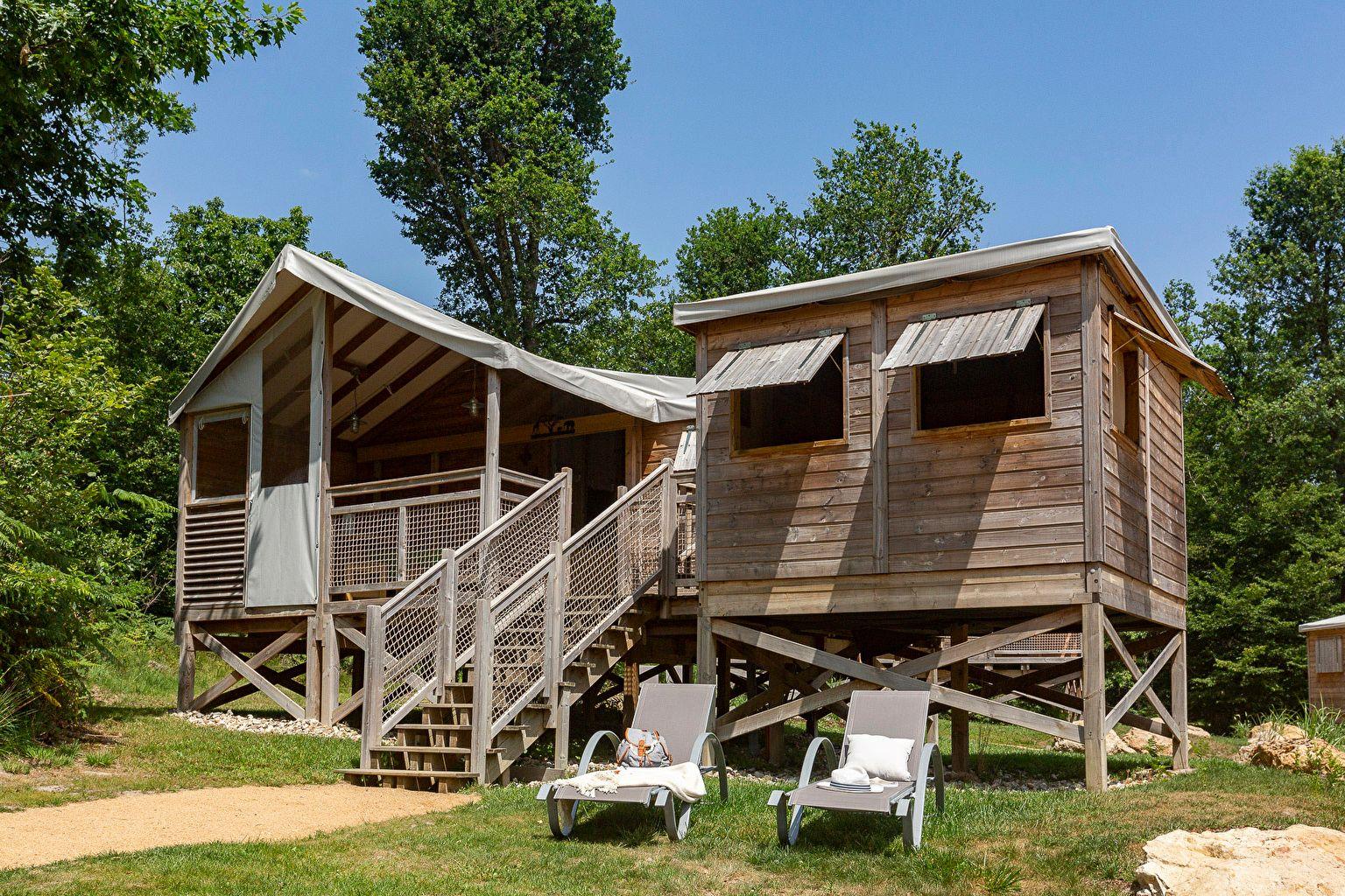 Accommodation - Tent Lodge Forest Camp 3 Bedrooms **** - Camping Sandaya Les Alicourts