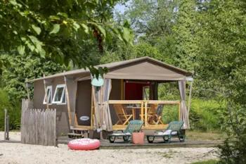 Mietunterkunft - Zelt Lodge Forest Camp 2 Schlafzimmer *** - Camping Sandaya Les Alicourts