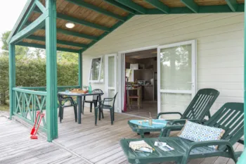 Mietunterkunft - Hütte 2 Schlafzimmer Behindertengerecht - Camping Sandaya Les Alicourts