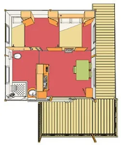 Location - Chalet Access – Parfait Pour Un Couple Et Accessible Pmr | Drôme Provençale - image n°7 - Domaine de l'Ecluse