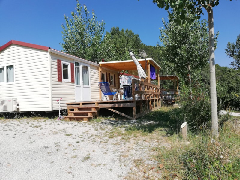 Mobilheim COLORADO PLUS TV 25m² SEHR SCHÖNE AUSSICHT   Babybett - Klim - TV  2 zimmers 4/5 pers