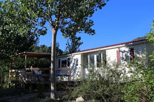 Location - Le Familial Panoramique Et Climatisé – Mobil-Home Texas + - image n°3 - Domaine de l'Ecluse