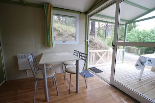 Location - Le Cocon Intimiste Pour Couple Avec Vue Dégagée – Chalet Nemo - image n°2 - Domaine de l'Ecluse