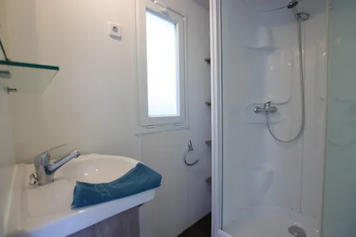 Location - Mobil-Home Niagara 25M²   Un Compromis  2 Chambres + Climatisation + Tv - image n°6 - Domaine de l'Ecluse