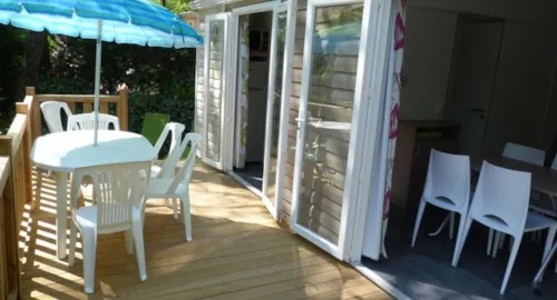 Huuraccommodatie(s) - Stacaravan Niagara Plus 31M² Airconditioning, Vaatwasser, Oven - 2 Slaapkamers - image n°6 - Domaine de l'Ecluse